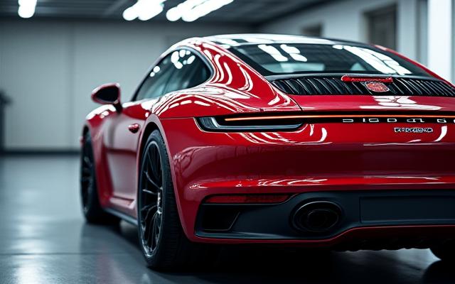 ポルシェ911 セラミックコーティング施工後