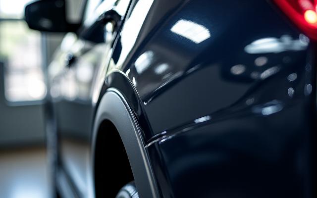 SUVのボディ磨きと輝き