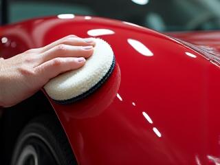 ワックスとポリッシング施工